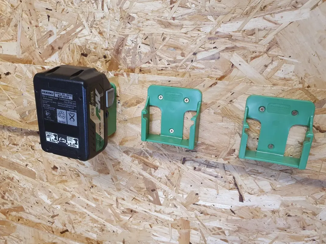 StealthMounts BM-MHH18-GRN-6 Accuhouder 18V/36V - Groen - 6 Stuks