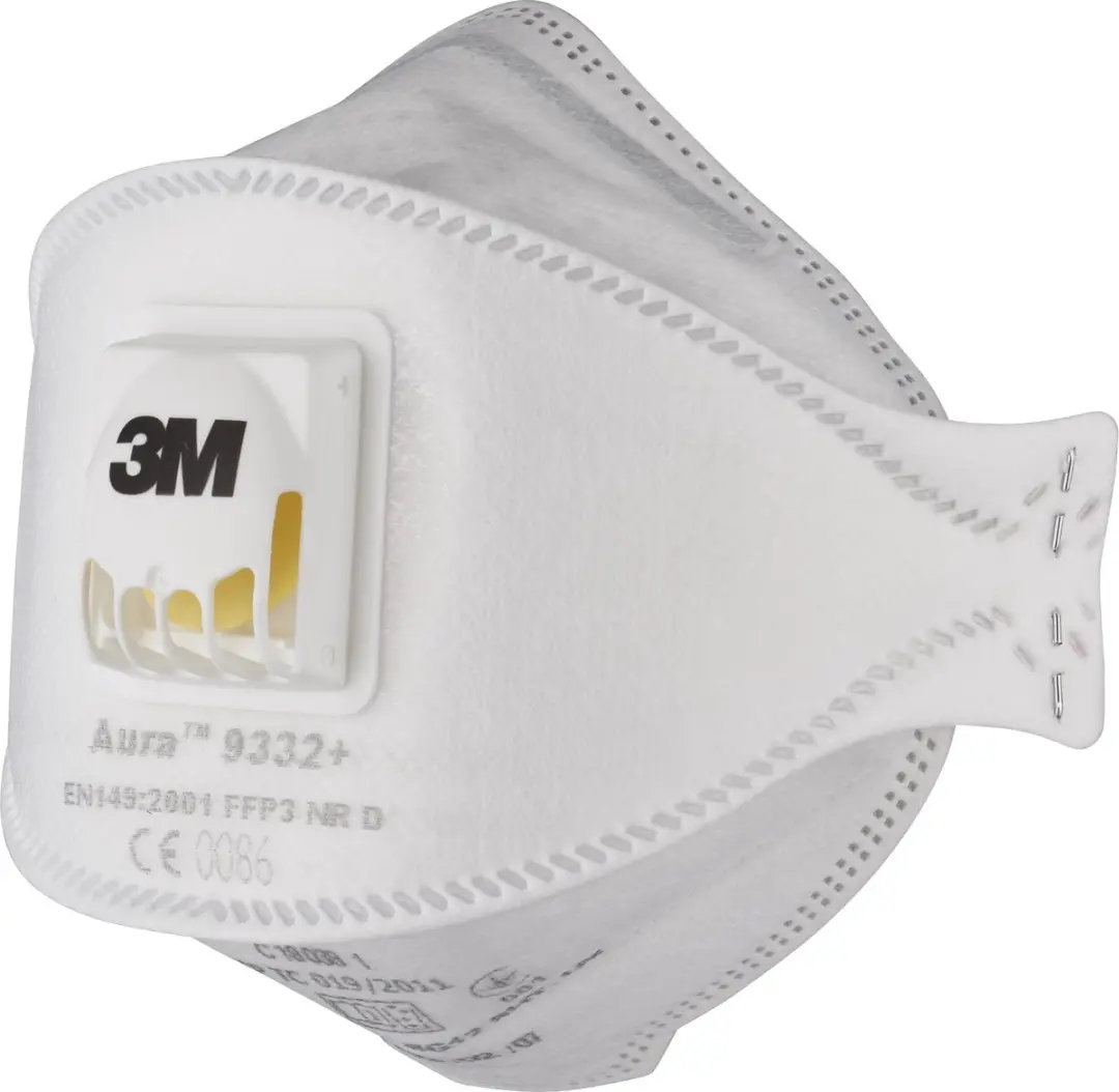 3M Aura FFP3 Stofmasker met ventiel