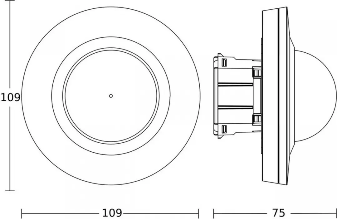 Steinel PD-24 ECO COM1 Bewegingsmelder Plafond - Zwart