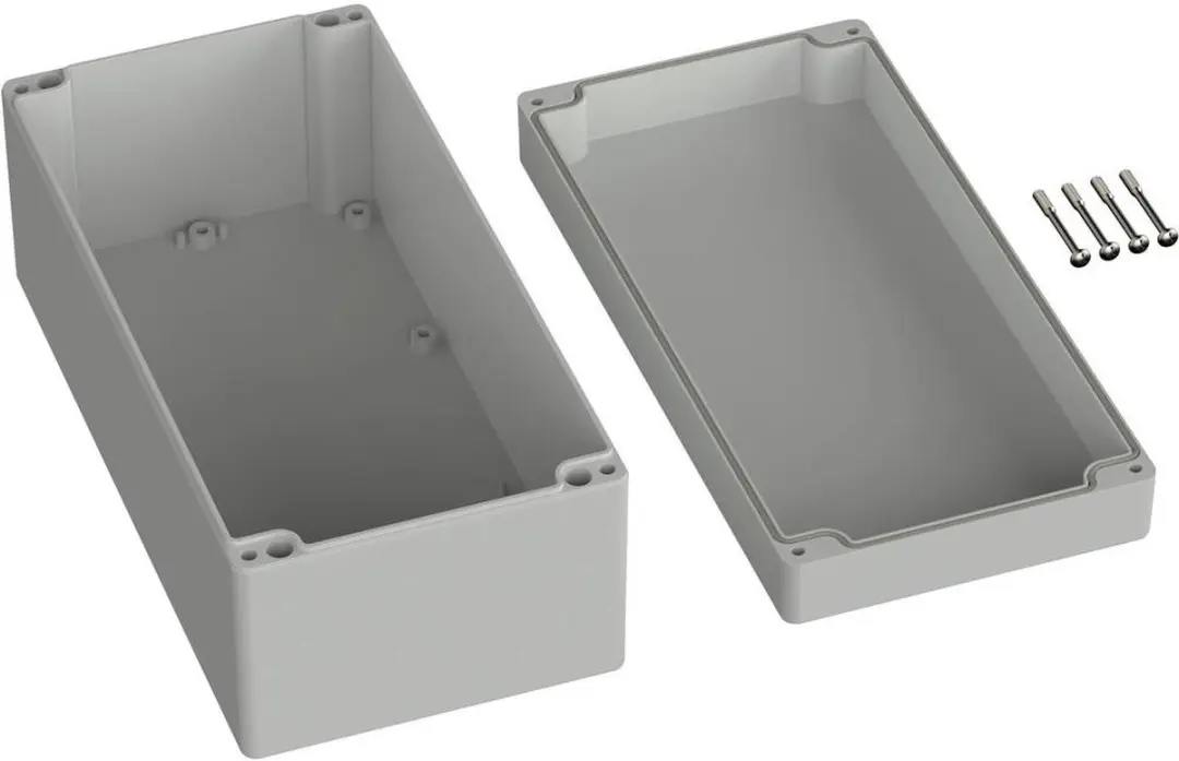 Tru Components TC-9065556 Outdoorbehuizing Polycarbonaat 240.5x120x100.5mm - Grijs-wit