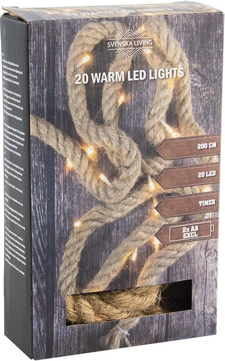Svenska Living Touwverlichting 200cm