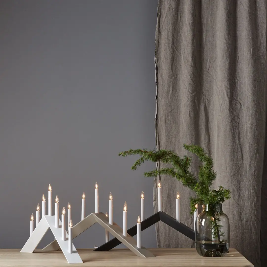 Star Trading Arched Candles Arrow Elektrisch 7-vlammig - 21W - H36cm - afbeelding 5 van 6