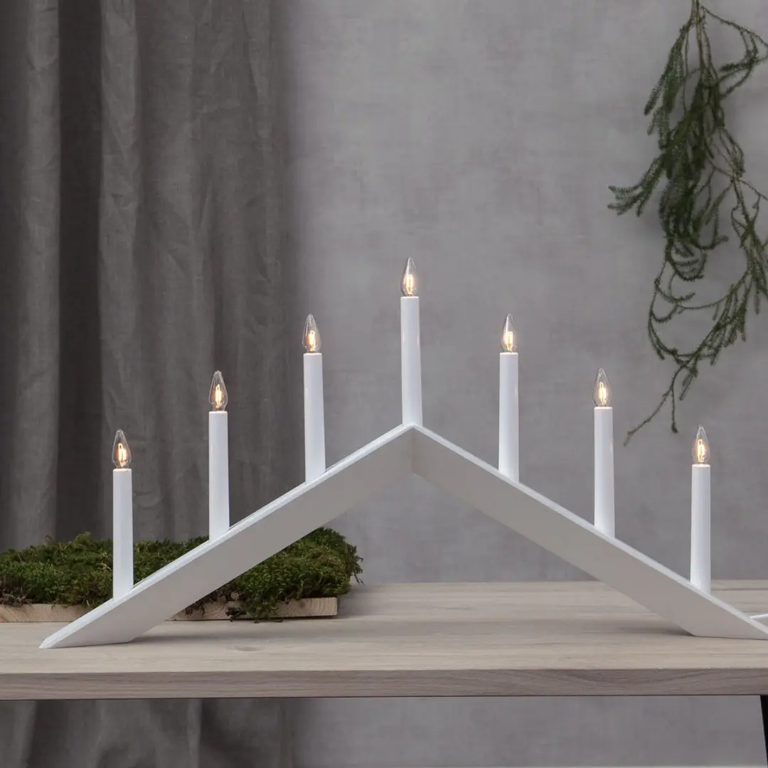 Star Trading Arched Candles Arrow Elektrisch 7-vlammig - 21W - H36cm - afbeelding 6 van 6