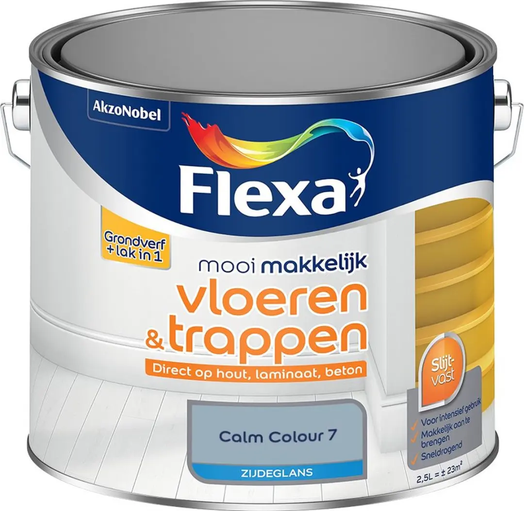 Flexa Mengverf Calm Colour 7 Zijdeglans 2,5L