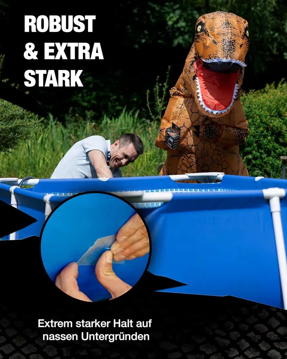 Kip T-REX Waterdichte Plakband 50mm x 1,5m - Transparant