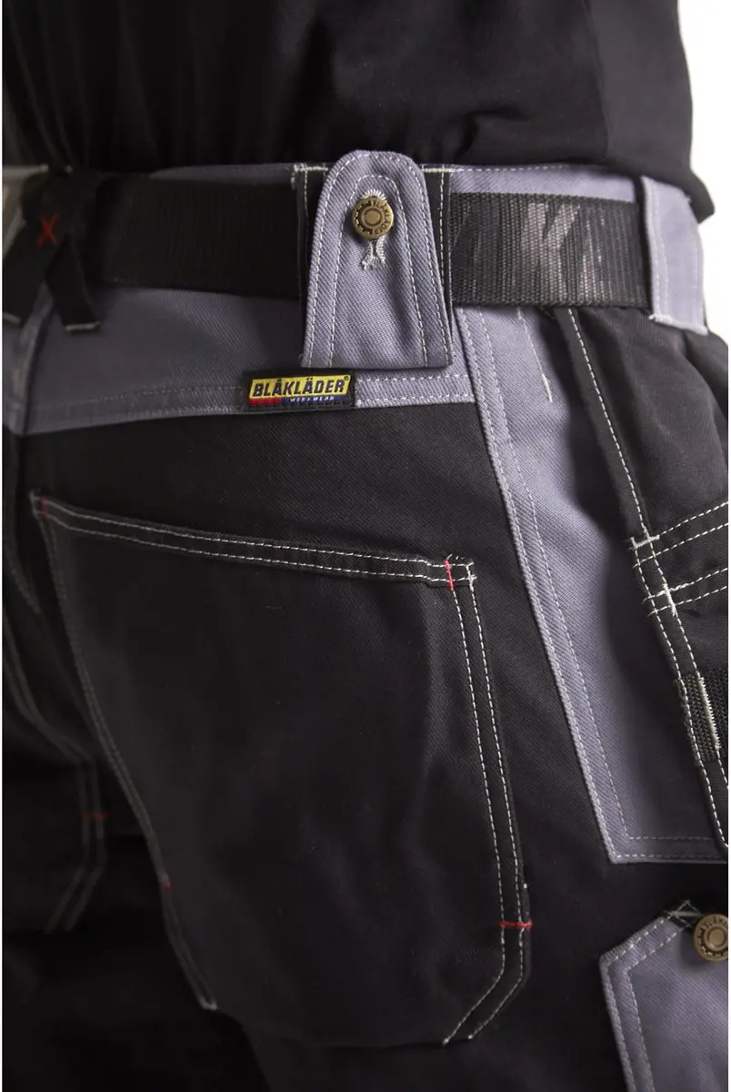 Blåkläder Werkbroek X1500 1500-1370 - Grijs/Zwart - Maat 56