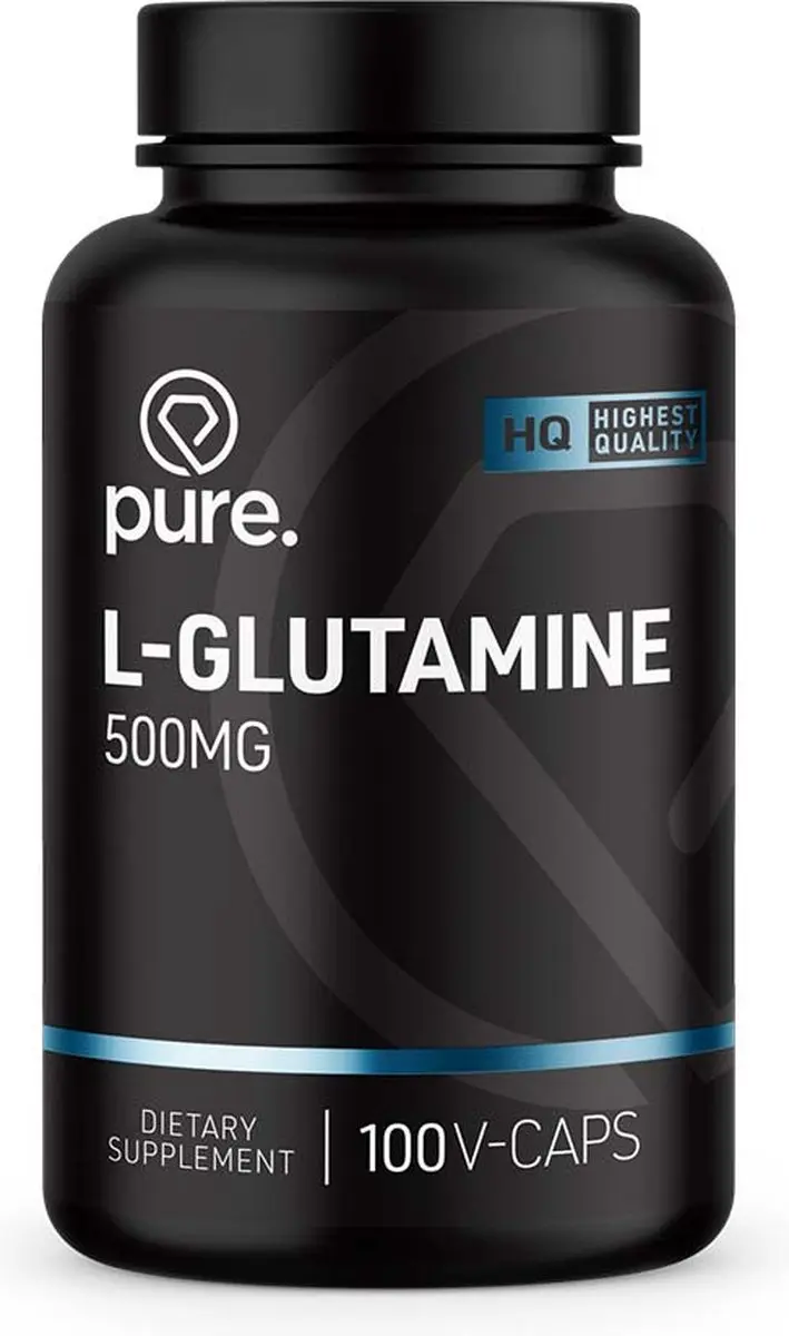 Pure L-Glutamine 500mg - 100 V-caps