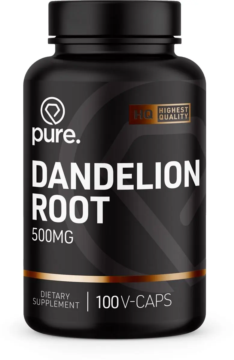 Pure Dandelion Root 100 Capsules