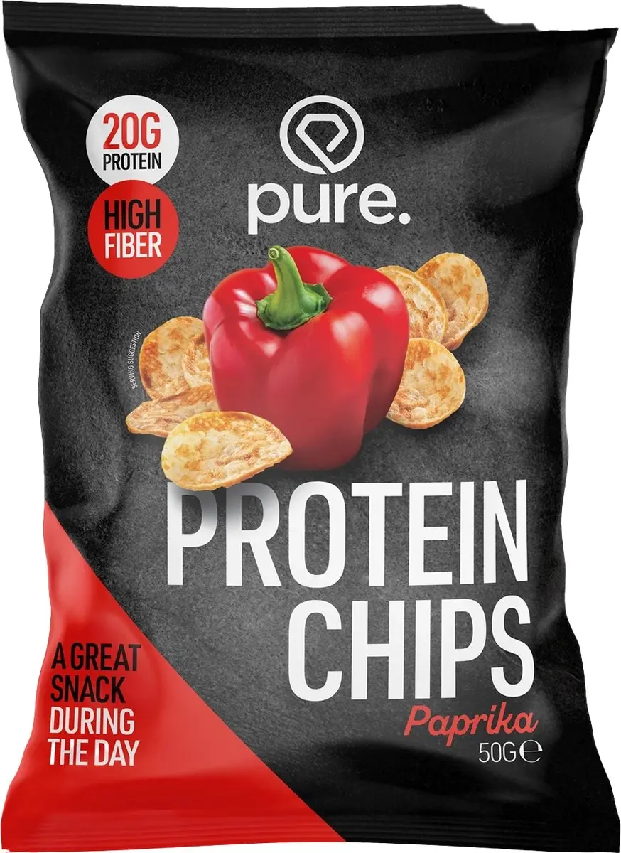 Pure Protein Chips Paprika 50g