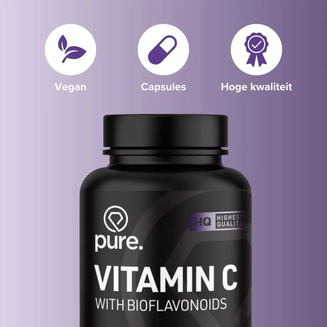 Pure Vitamine C 1000mg Capsules - 100 Stuks