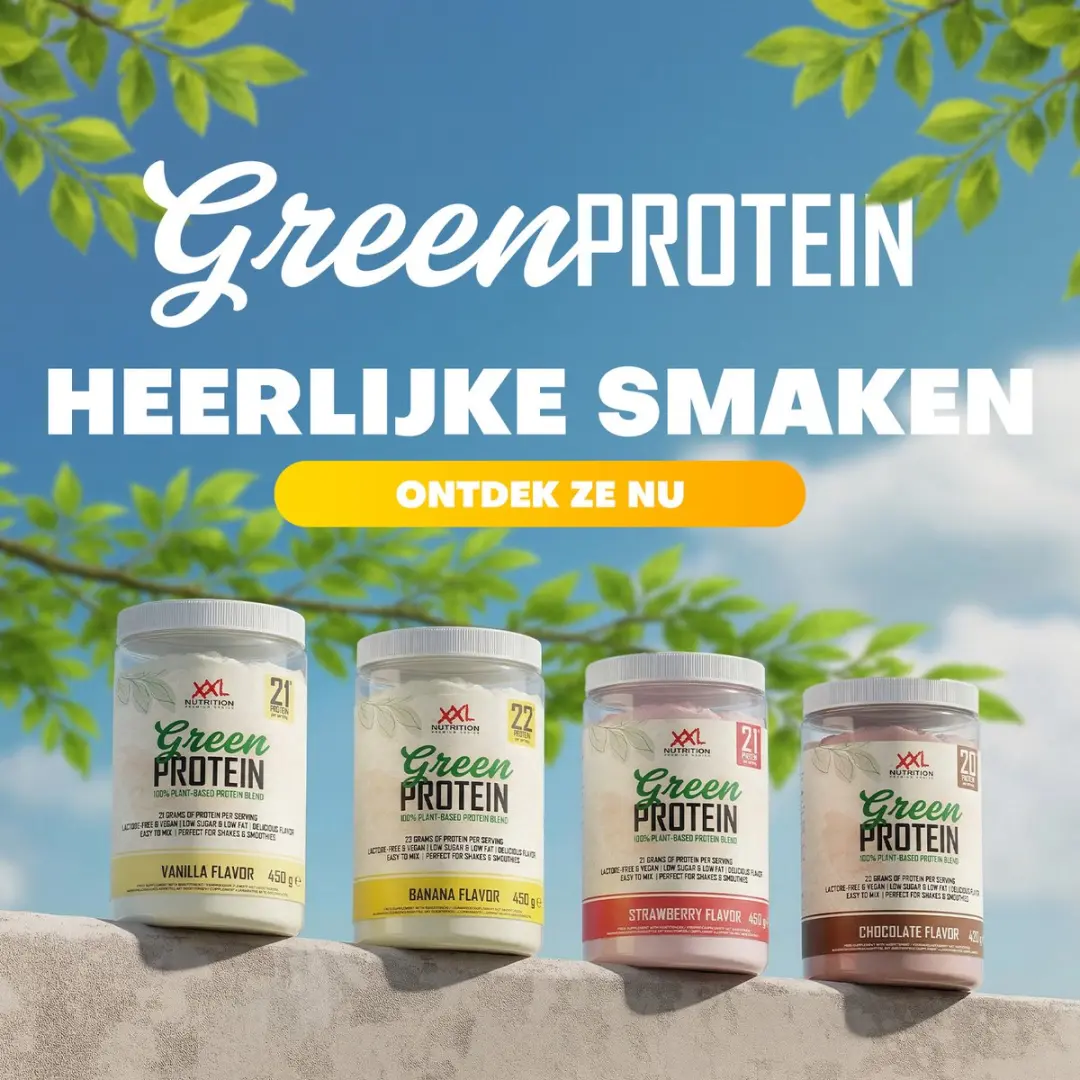 XXL Nutrition Green Protein Vanille Vegan Eiwitpoeder 1000g