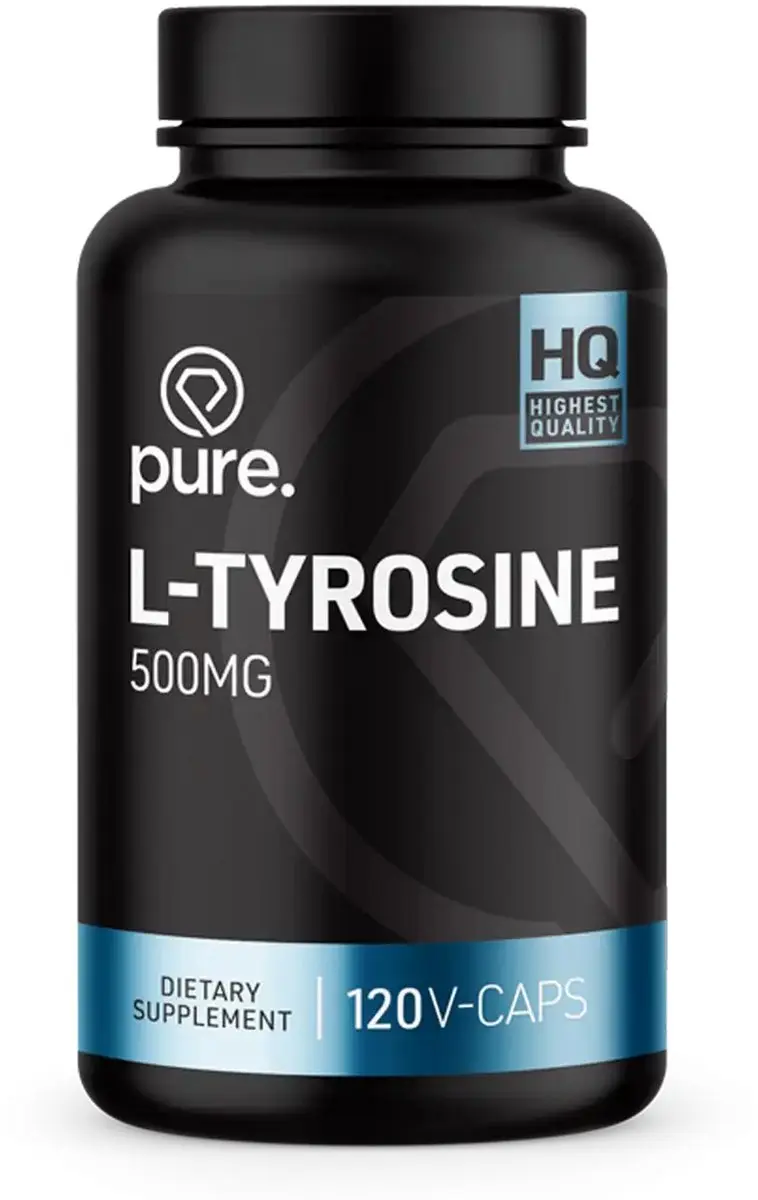 Pure L-Tyrosine 500mg - 120 Capsules