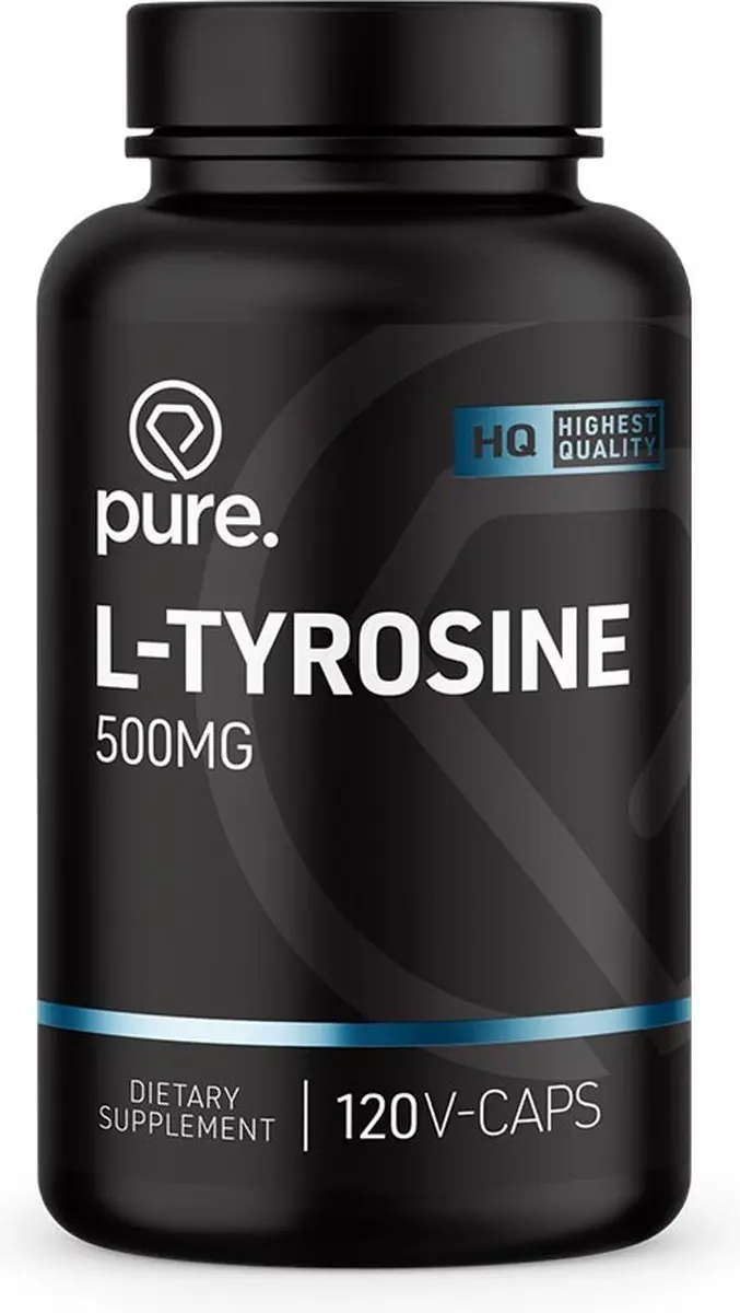 Pure L-Tyrosine 500mg - 120 Capsules