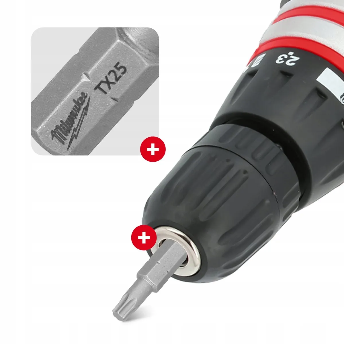 Milwaukee Torx TX25 Schroefbits 25mm - Staal S2 - 3 Stuks