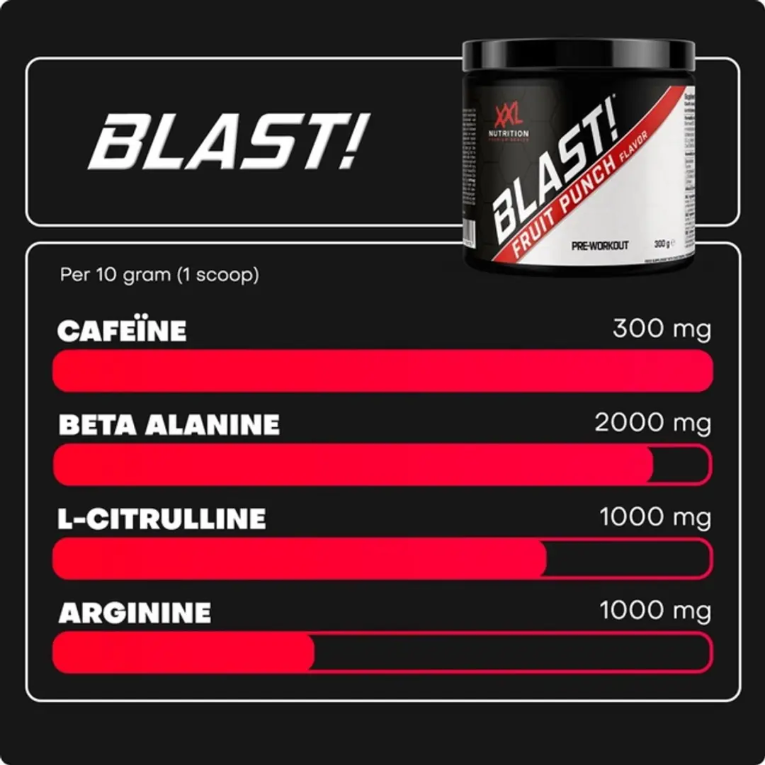 XXL Nutrition Blast! Pre-Workout Orange 300g