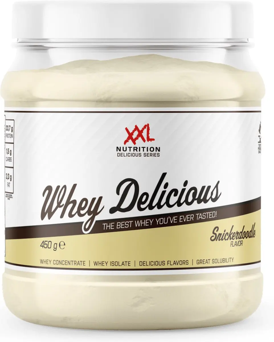 XXL Nutrition Whey Delicious Snicker Doodle Eiwitpoeder 450g