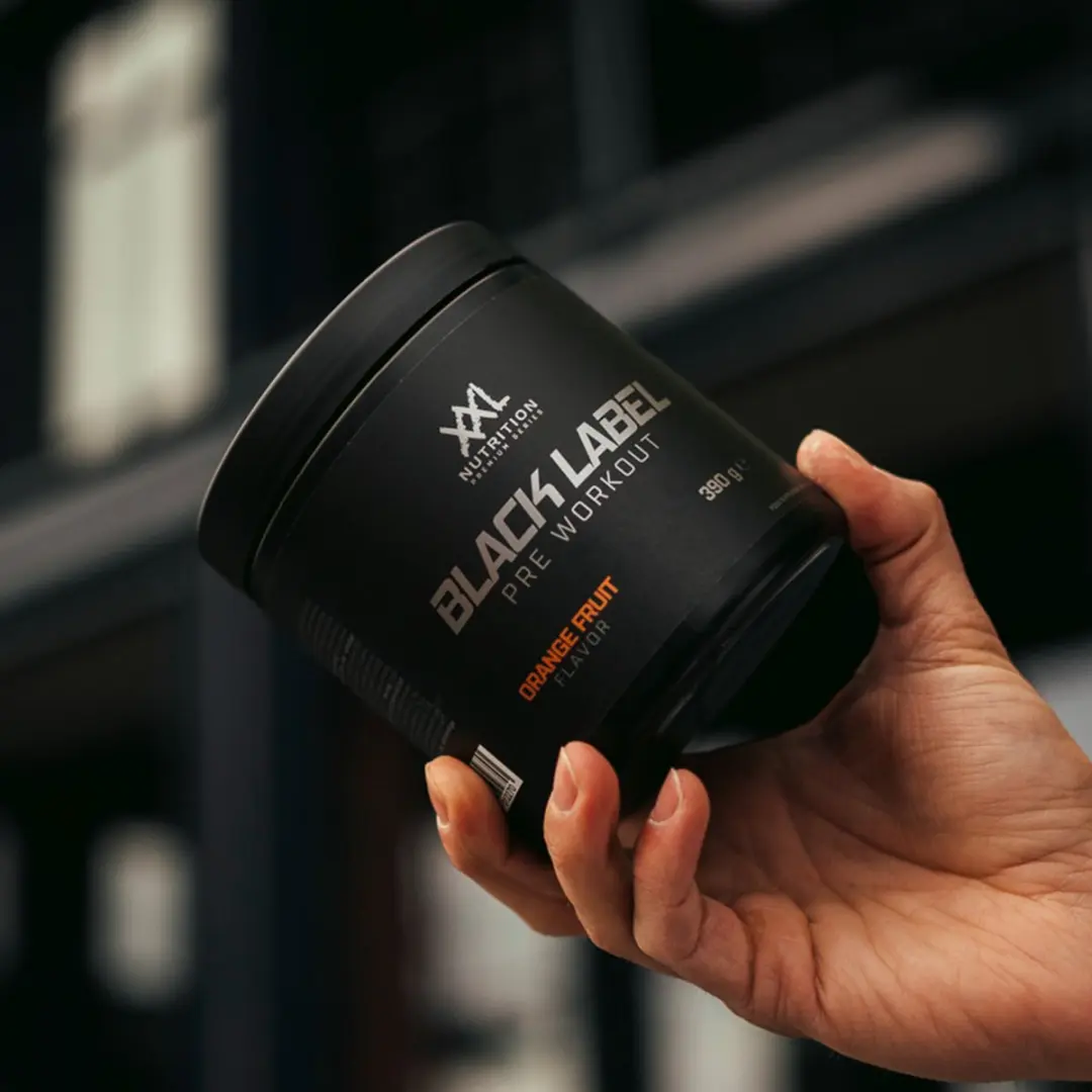 XXL Nutrition Black Label Pre-Workout Red Fruit 390g - 30 Doses - afbeelding 6 van 6