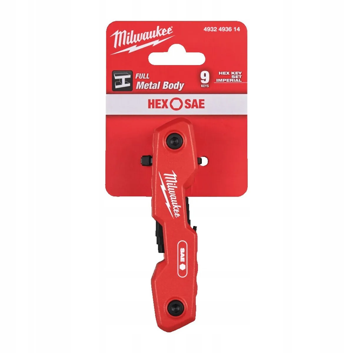 Milwaukee Imperial 9-delige Inbussleutelset 48-22-4172