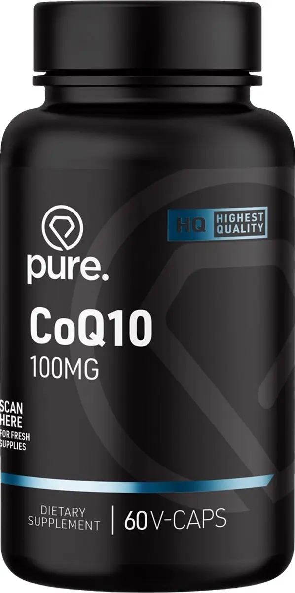 Pure CoQ10 100mg Vegan Capsules - 60 Stuks