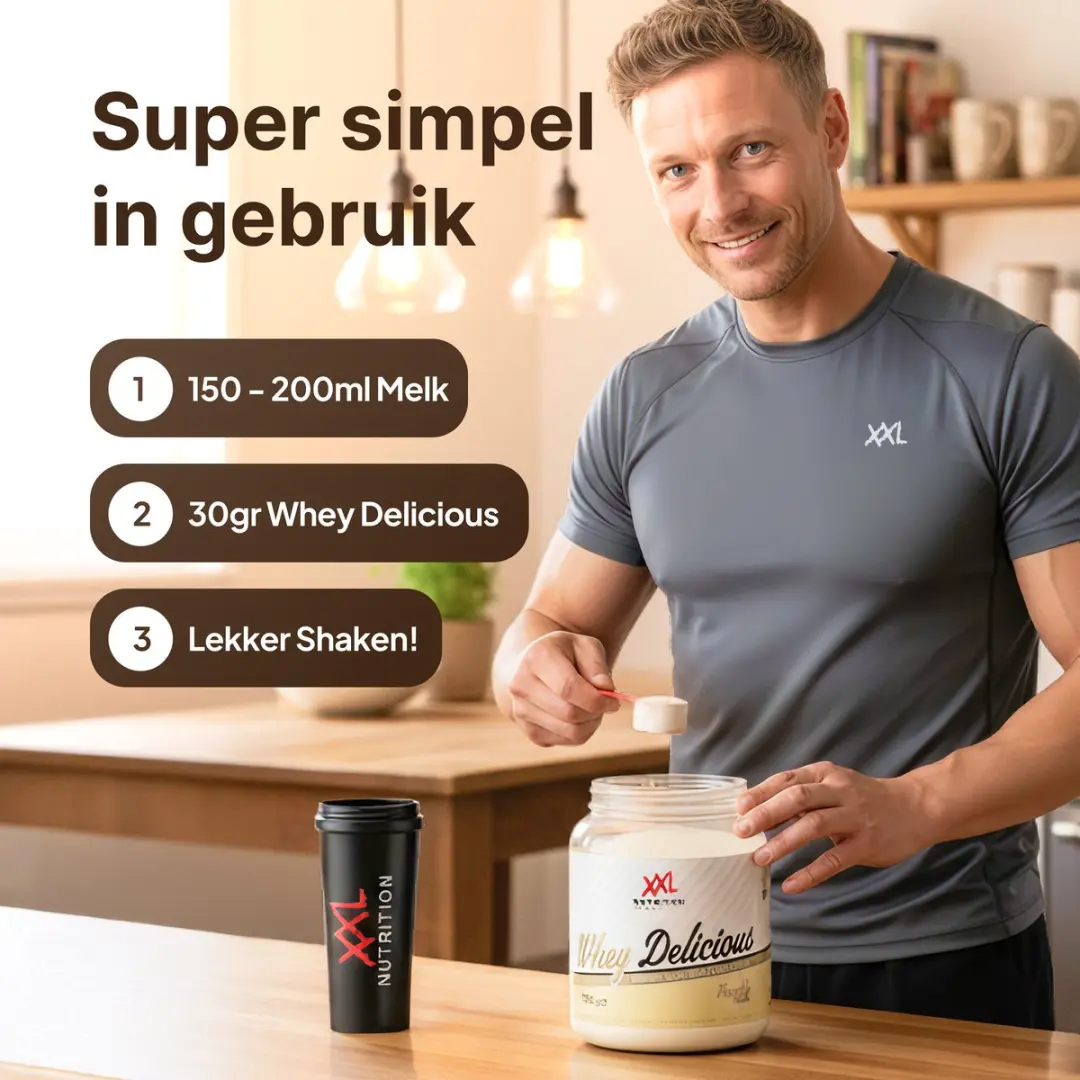 XXL Nutrition Whey Delicious Sweet Vanille Eiwitpoeder 450g