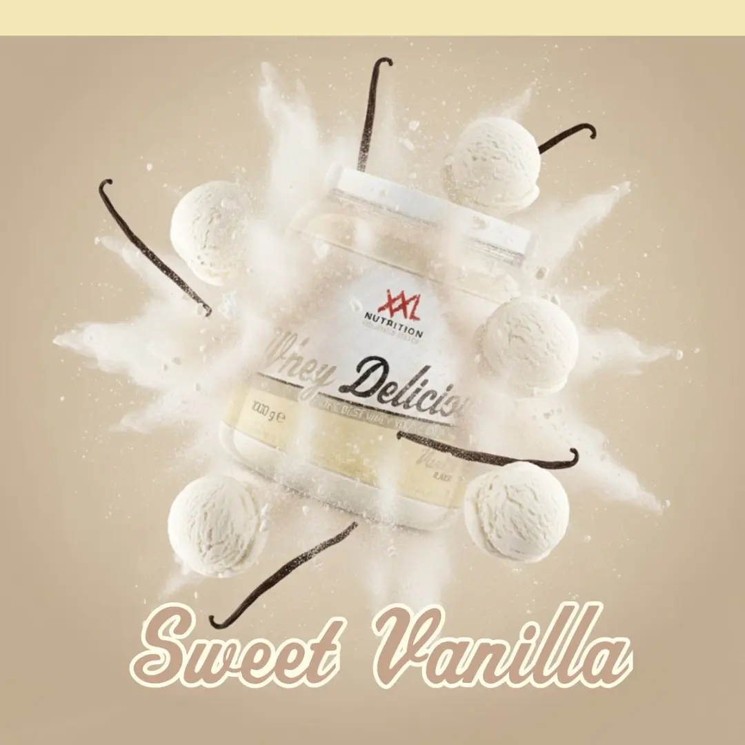 XXL Nutrition Whey Delicious Sweet Vanille Eiwitpoeder 450g
