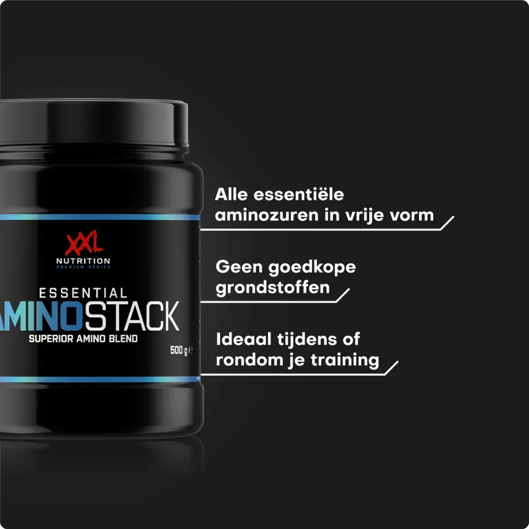 XXL Nutrition Essential Amino Stack Framboos - 500g