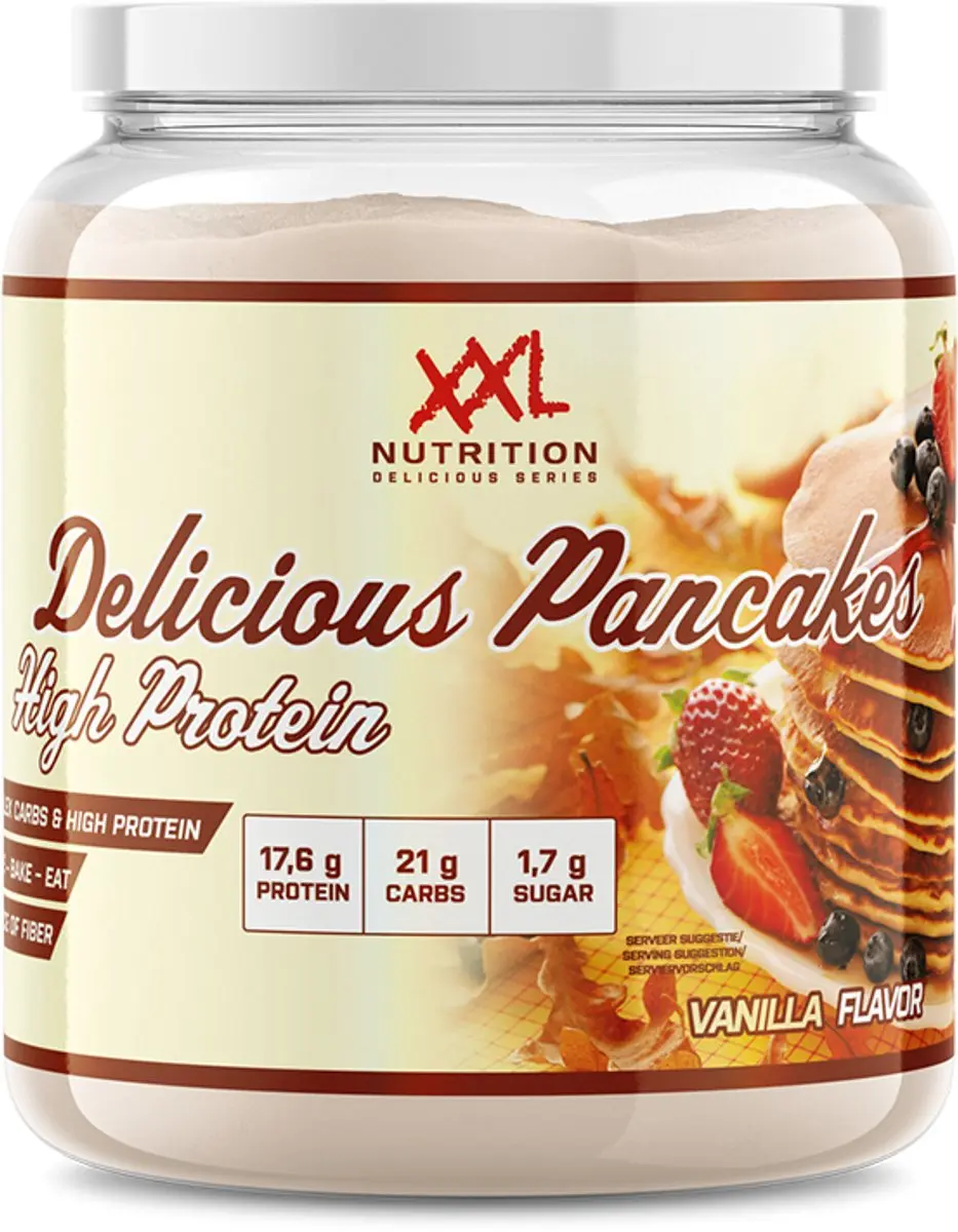 XXL Nutrition Delicious Pancakes Vanille Eiwitpannenkoeken 1000g