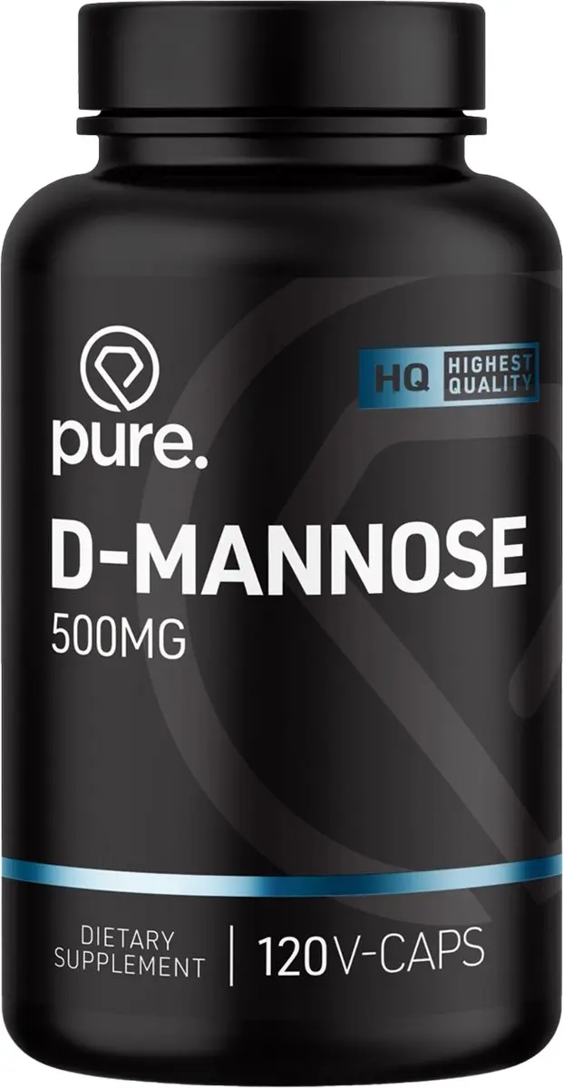 Pure D-Mannose 120 Vegan Capsules 500mg