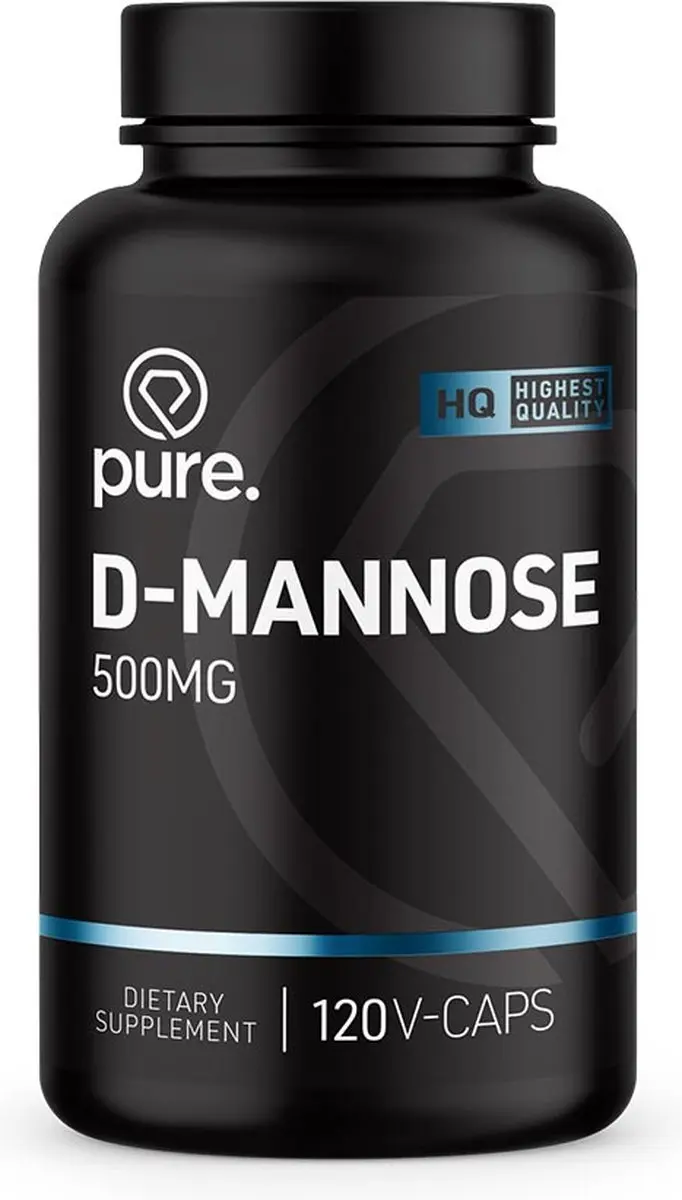 Pure D-Mannose 120 Vegan Capsules 500mg