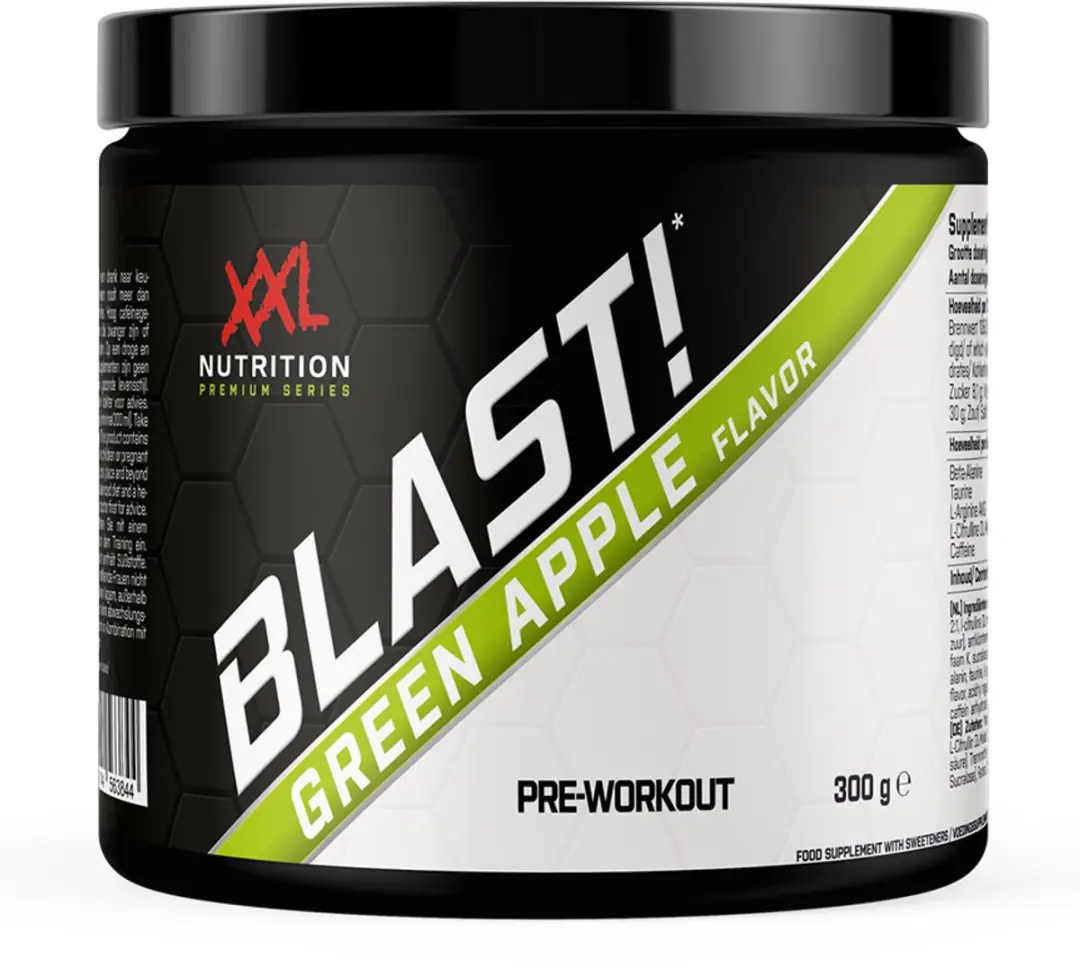 XXL Nutrition Blast! Pre-Workout Green Apple 300g
