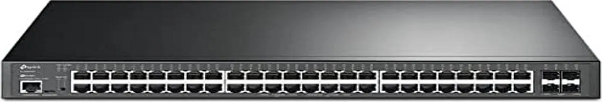 TP-Link TL-SG3452XP Managed Switch 48x PoE - 176 Gbps - Zwart