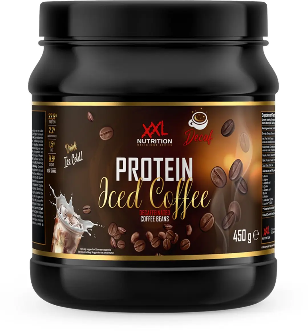 XXL Nutrition Protein Iced Coffee Decaf Whey