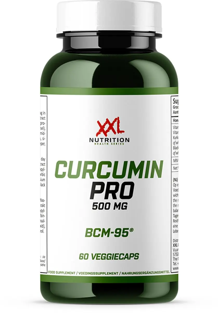 XXL Nutrition Curcumin Pro Kurkuma Capsules 60 Stuks