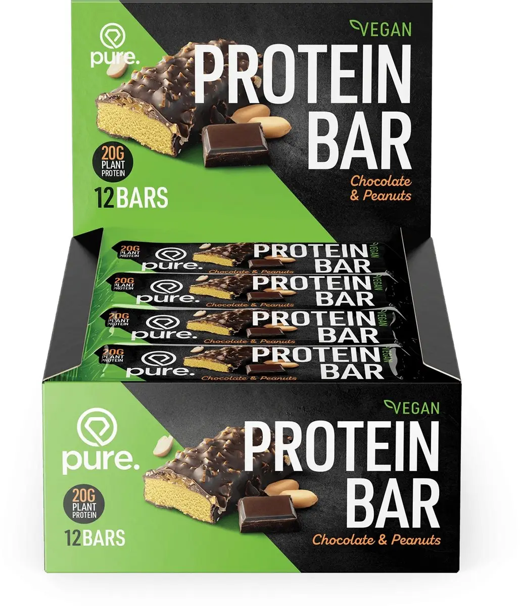 Pure Vegan Protein Bar Chocolade & Pinda's