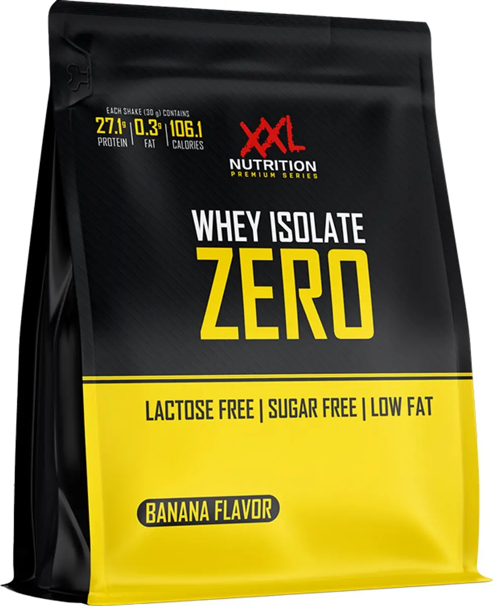 XXL Nutrition Whey Isolate Zero Banaan Eiwitpoeder 450g