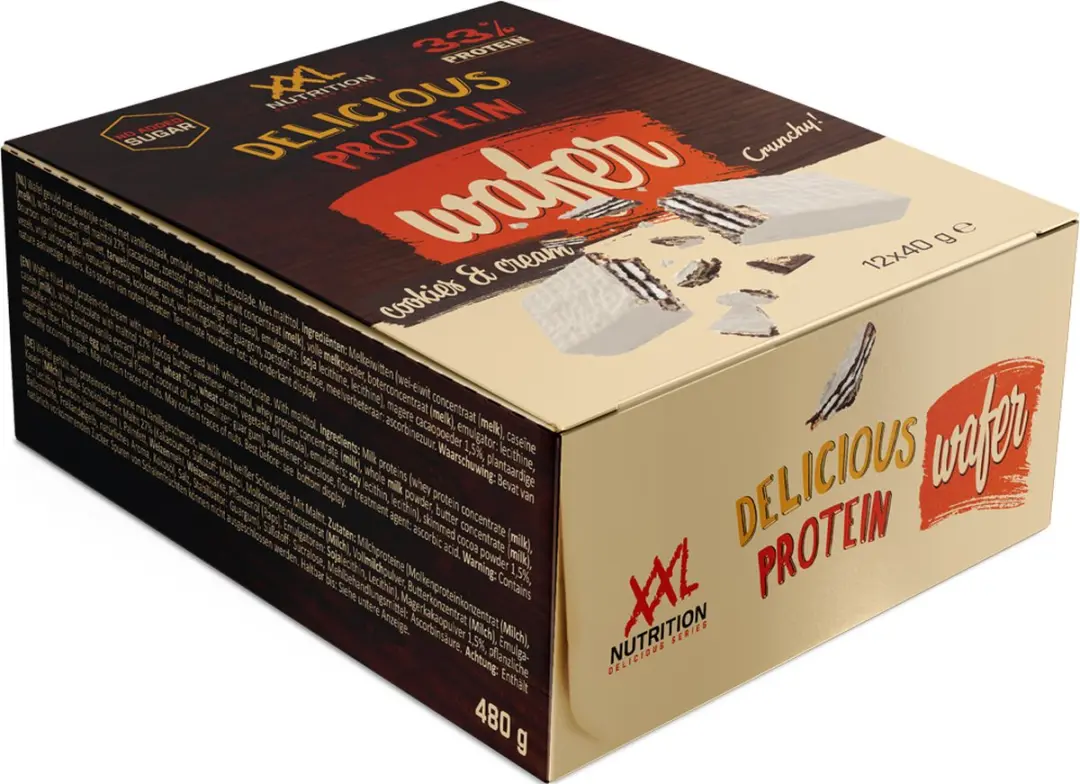 XXL Nutrition Delicious Protein Wafer Cookies & Cream