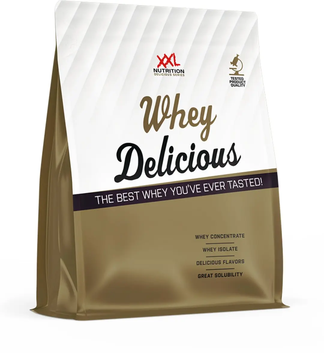 XXL Nutrition Whey Delicious Aardbei Banaan Eiwitpoeder 2500g