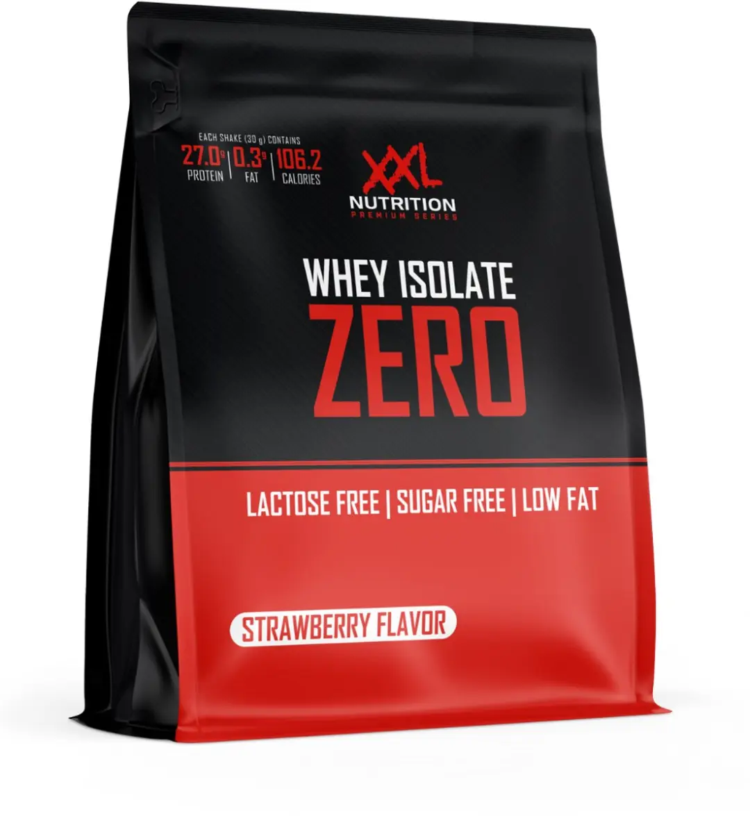 XXL Nutrition Whey Isolate Zero Aardbei Eiwitpoeder 1000g