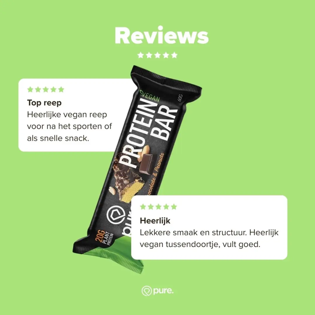 Pure Protein Bar Vegan Chocolade Peanut 60g