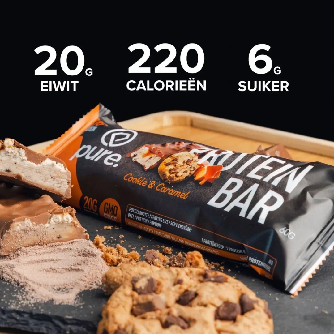Pure Protein Bar Crunchy Cookie Caramel - 12 Stuks