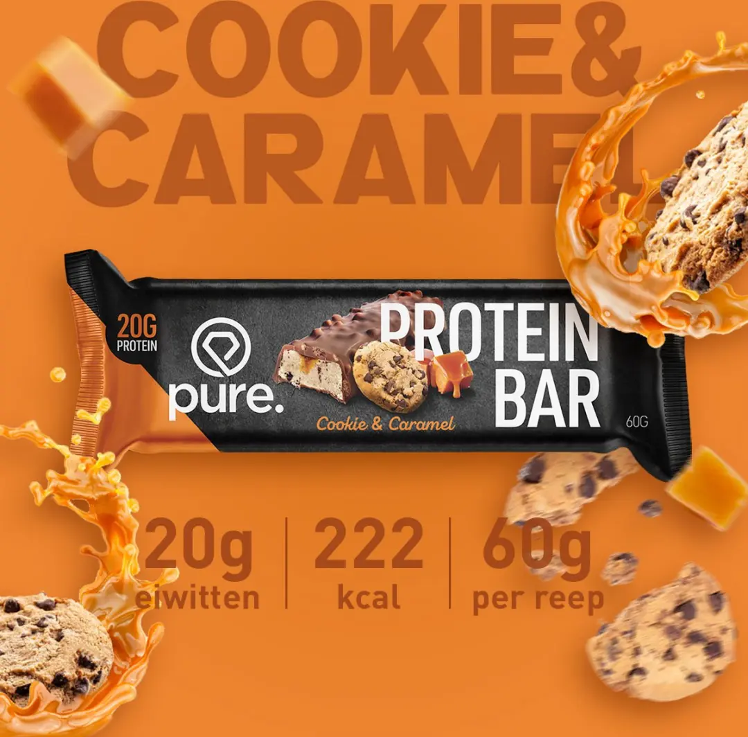 Pure Protein Bar Crunchy Cookie Caramel - 12 Stuks