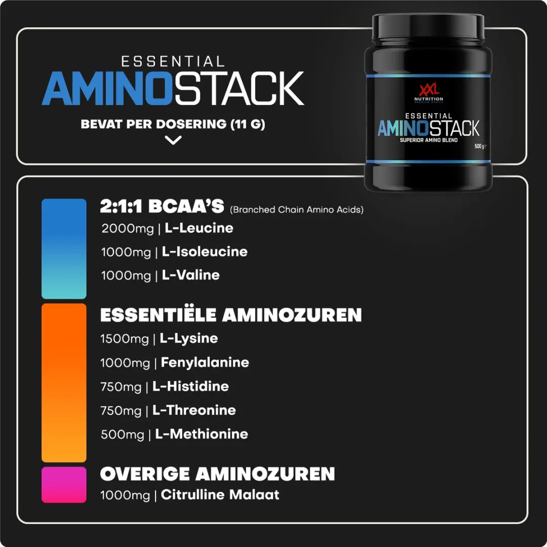 XXL Nutrition Essential Amino Stack 500g