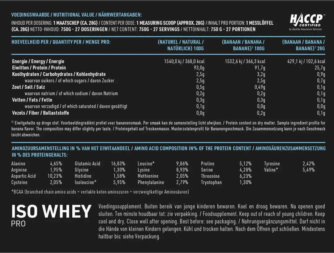 Pure Iso Whey Pro Choco/Caramel 750g - Eiwitshake