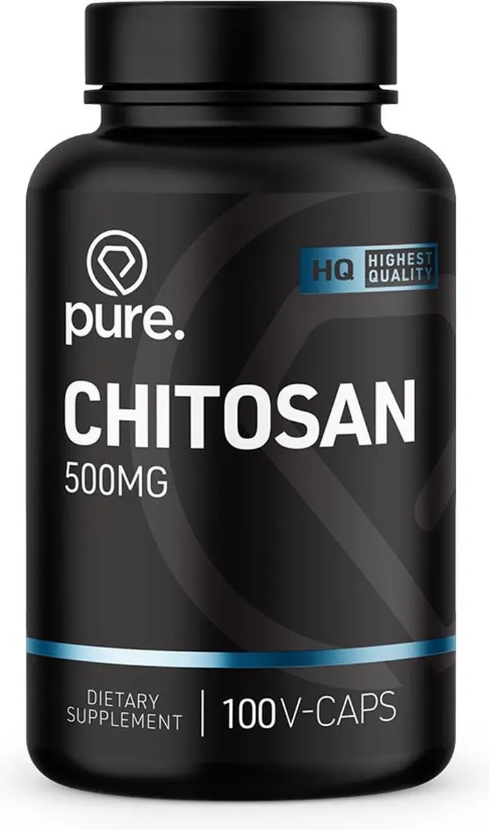 Pure Chitosan 100 Vegan Capsules - Hooggedoseerd