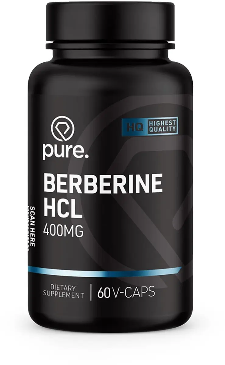 Pure Berberine HCL 400mg Vegan Capsules