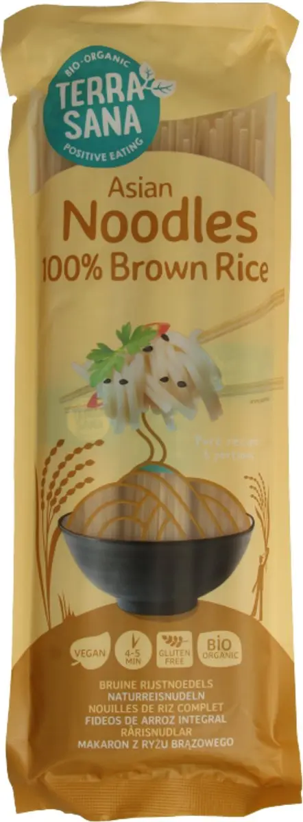 Terrasana Noedels Bruine Rijst 95 Stuks - 250g
