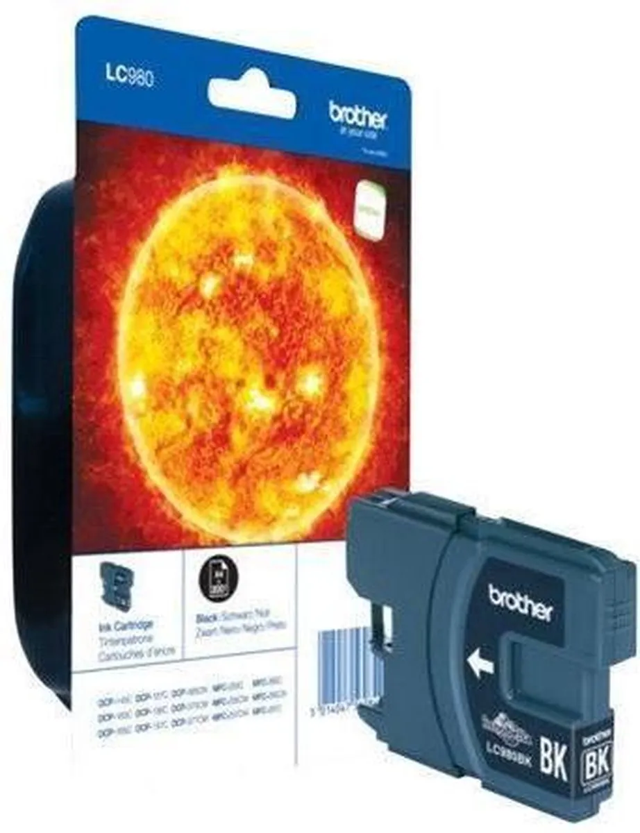 Brother LC-980 Inktcartridge - Zwart