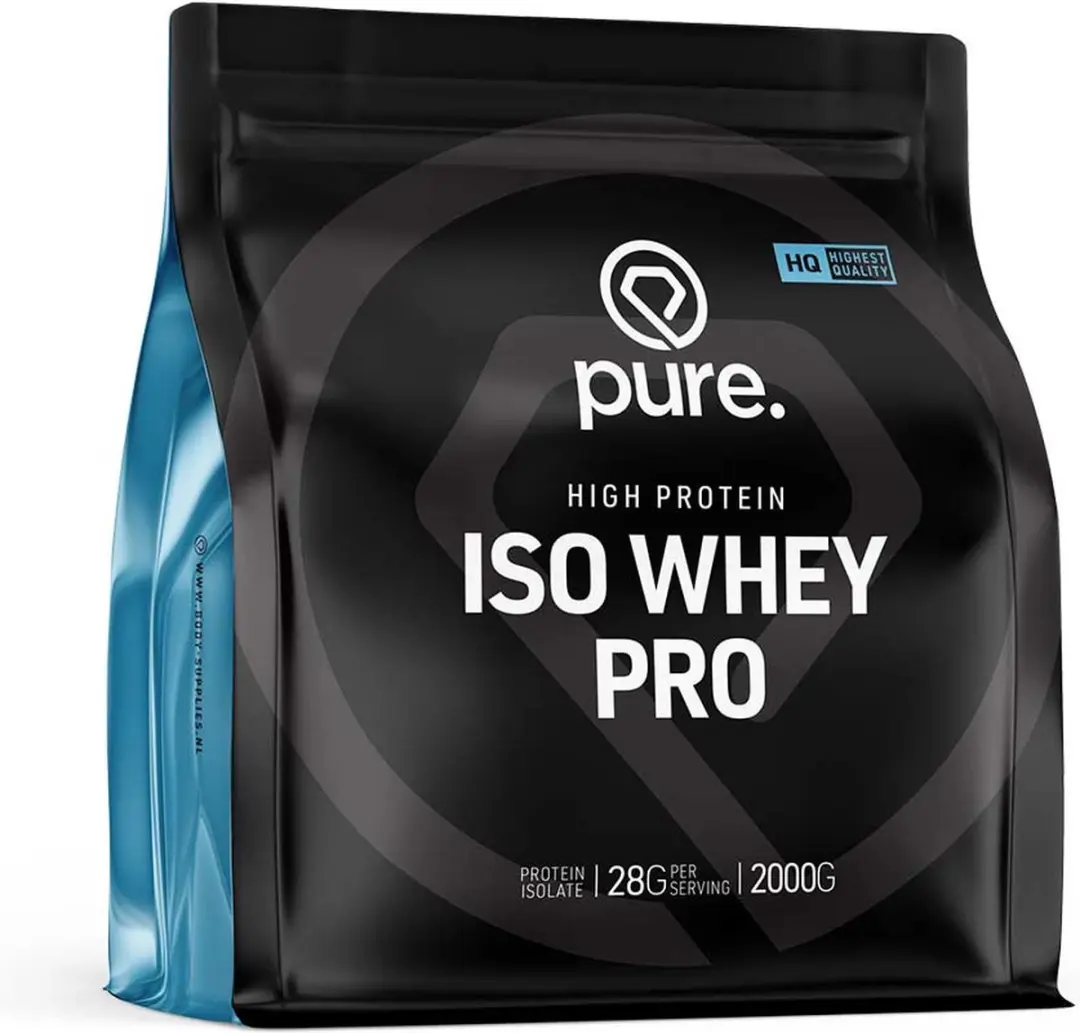 Pure Iso Whey Pro Eiwitshake 2000g - Kokos - Koolhydraatarm