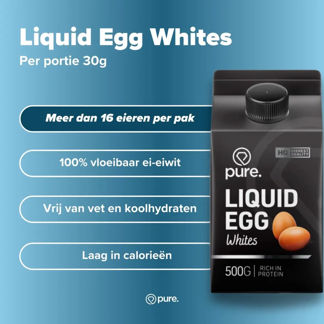 Pure Liquid Eiwitten 500g - 54g Eiwit per Verpakking