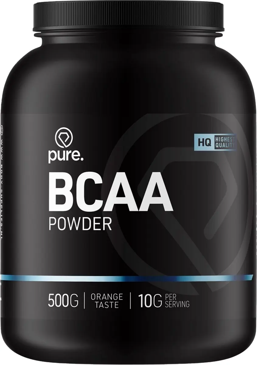 Pure BCAA Poeder 500g - Oranje - 2:1:1 Verhouding